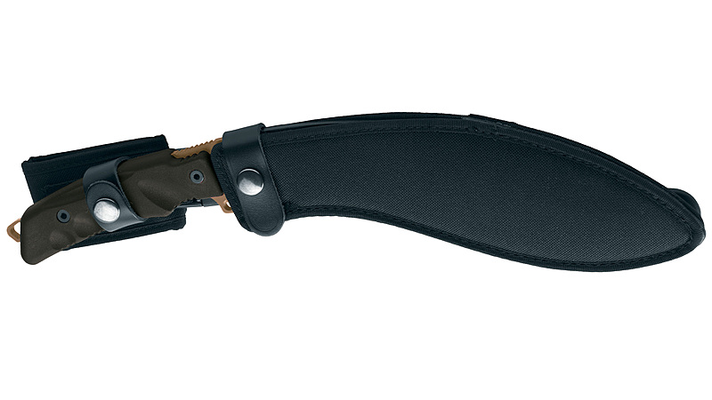 Fox Extreme Tactical Kukri Machete N690Co Blade Forprene Handles Nylon Sheath — alternate view
