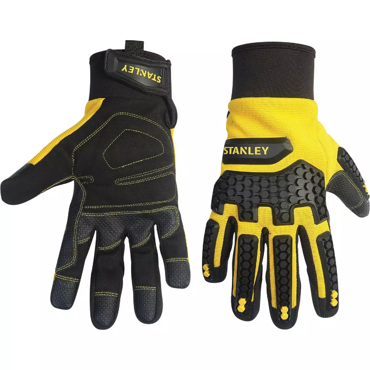 Stanley Fatmax Premium Leather Impact Pro Gloves — alternate view