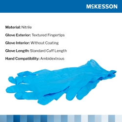 McKesson Confiderm 3.8 Powder Free Nitrile Exam Gloves — alternate view