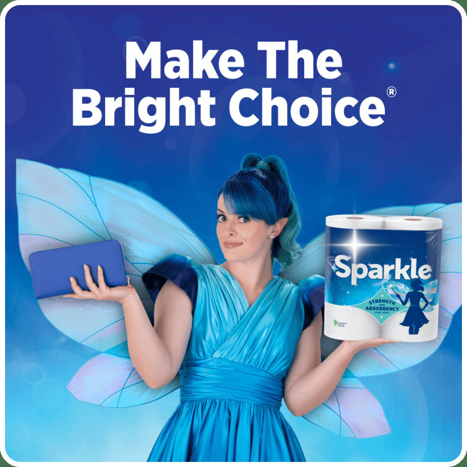Sparkle Pick A Size Double Roll Paper Towels — alternate view