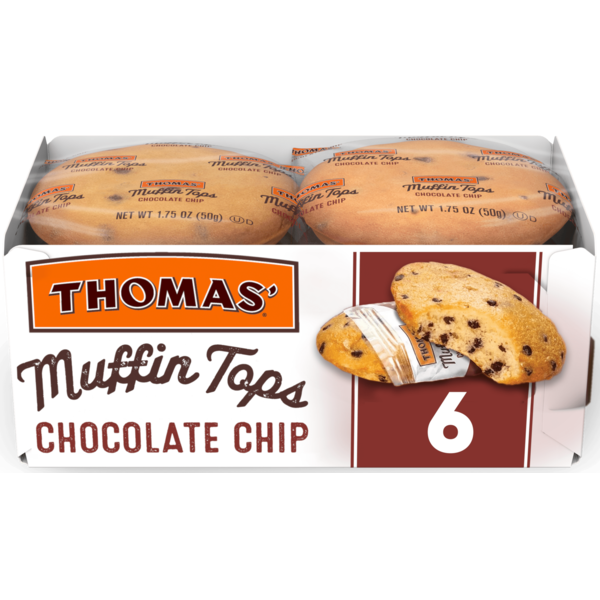 Thomas' Muffin Tops Chocolate Chip 6 ea — alternate view
