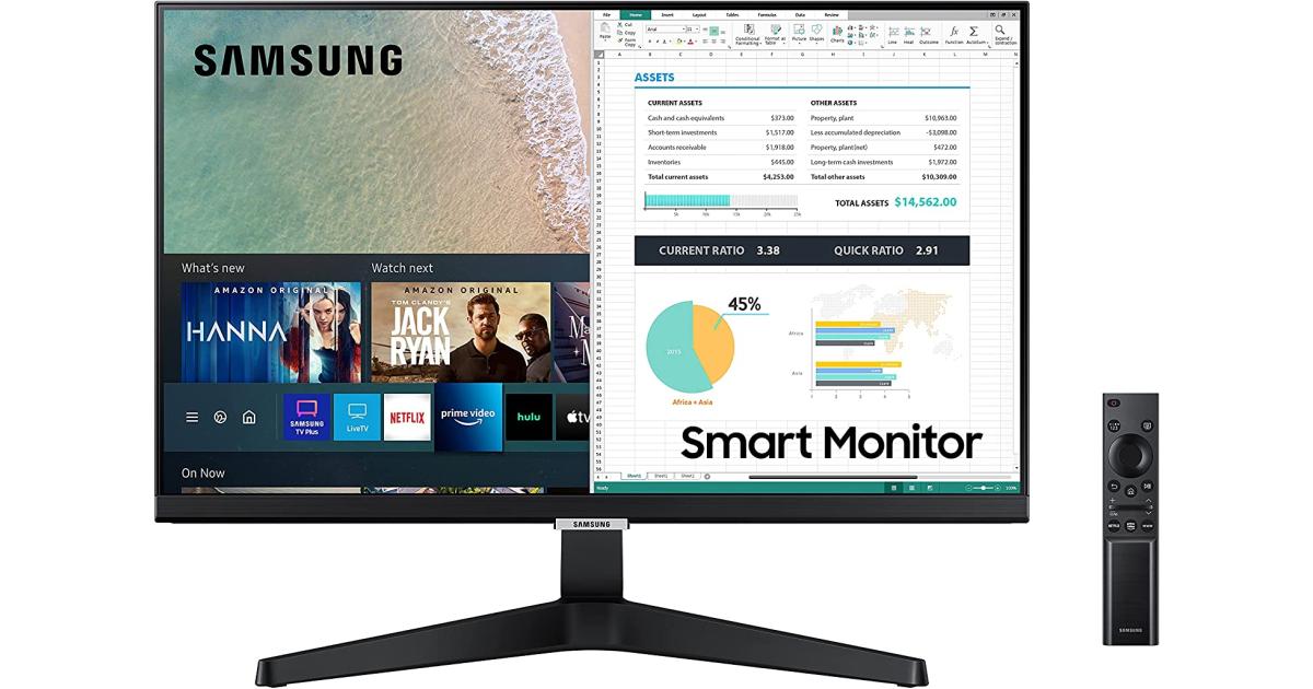 Samsung Smart M5 24 Inch Smart Tv Apps Ls24am506nmxzn — alternate view