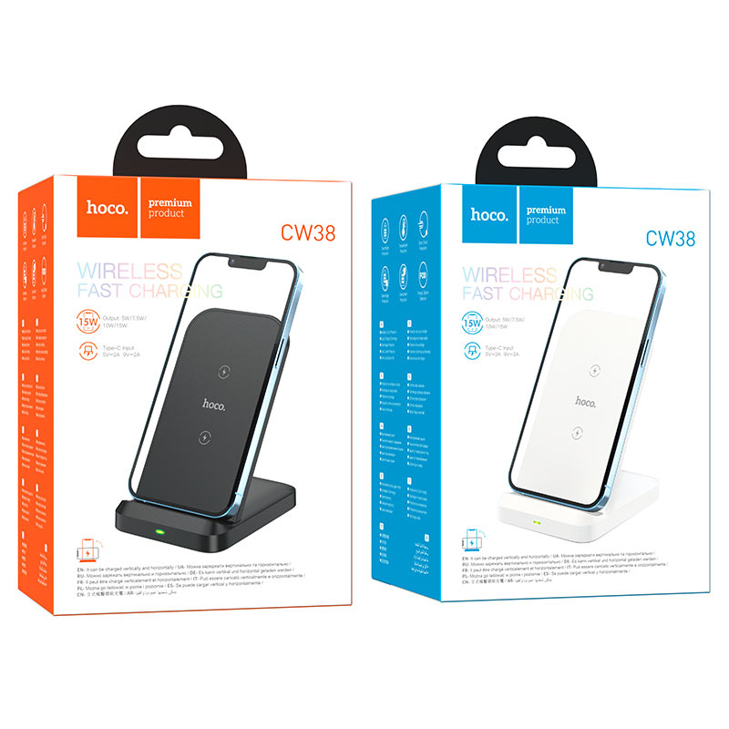 HOCO Tabletop Wireless Rapid Charger Holder — alternate view