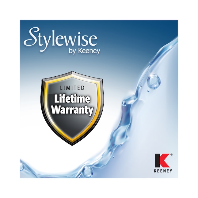 Keeney Brushed Nickel Flexible Shower Arm and Flange — alternate view