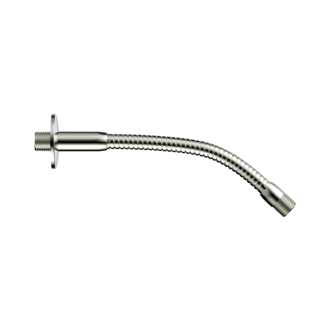 Keeney Brushed Nickel Flexible Shower Arm and Flange — alternate view