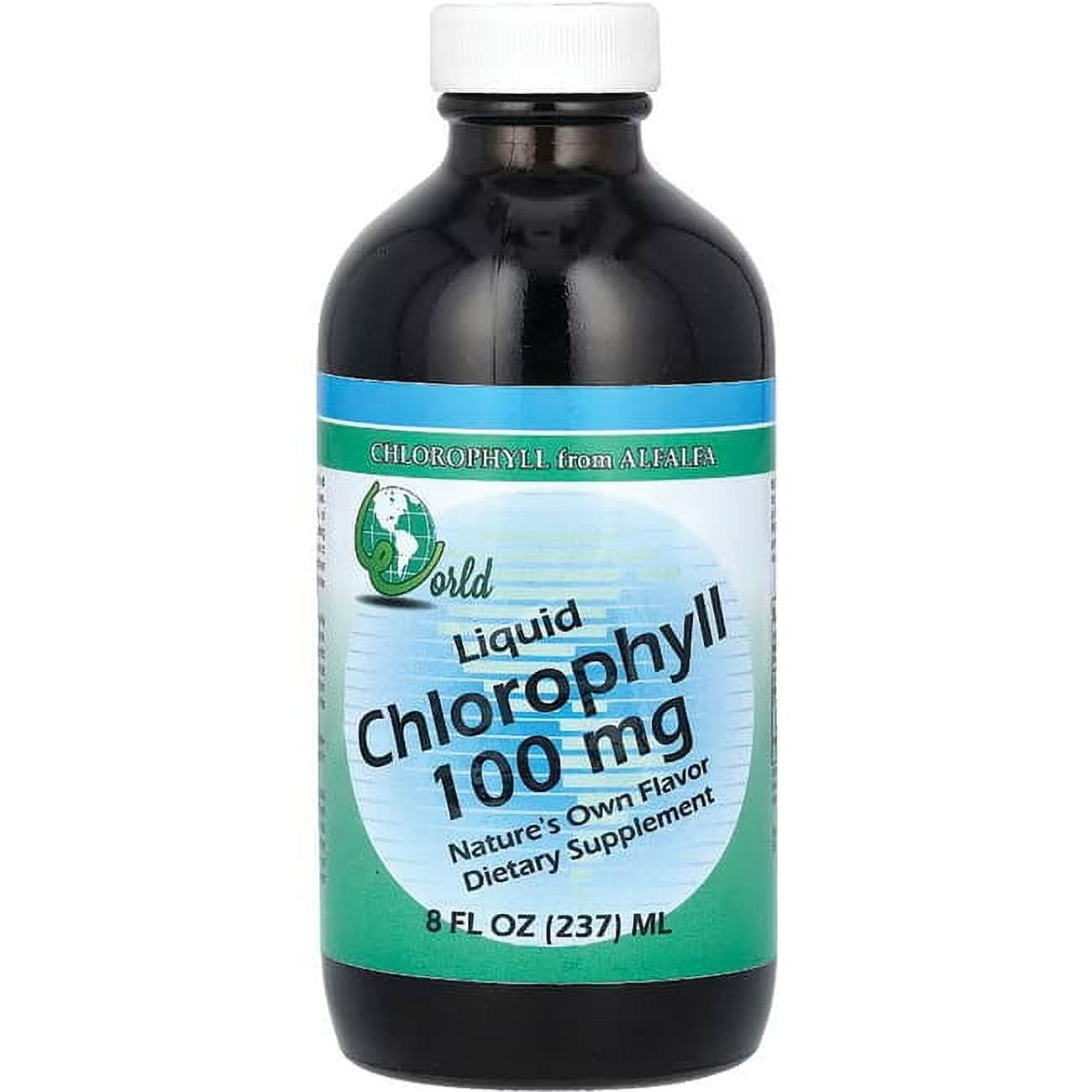 World Organic Liquid Chlorophyll Supplement — alternate view