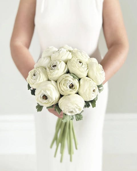 The Faux Flower Company snowberry bliss artificial flower bouquet — alternate view