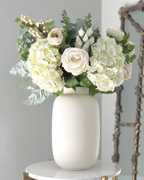 The Faux Flower Company snowberry bliss artificial flower bouquet — alternate view
