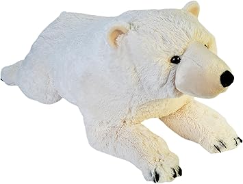 Polar Faux Fur Jumbo Polar Bear Plush — alternate view