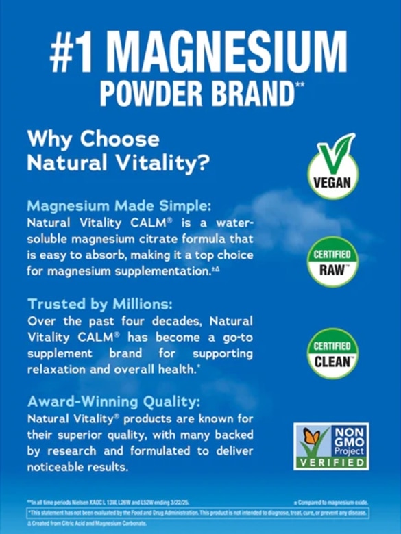 Natural Vitality Natural Calm Unflavored — alternate view