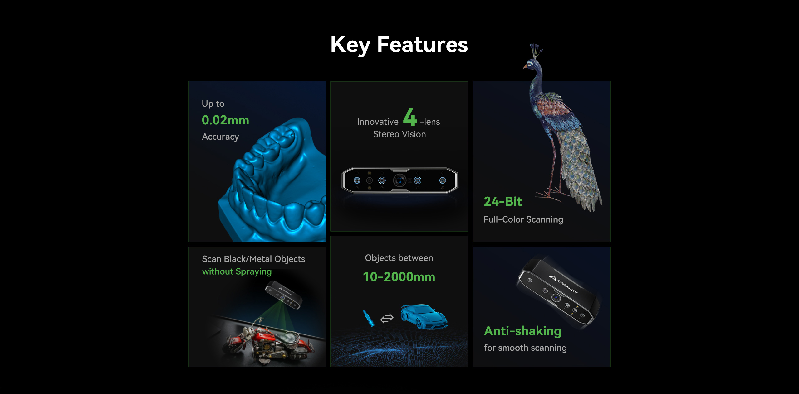 Creality CR-Scan Otter 3D Scanner — alternate view
