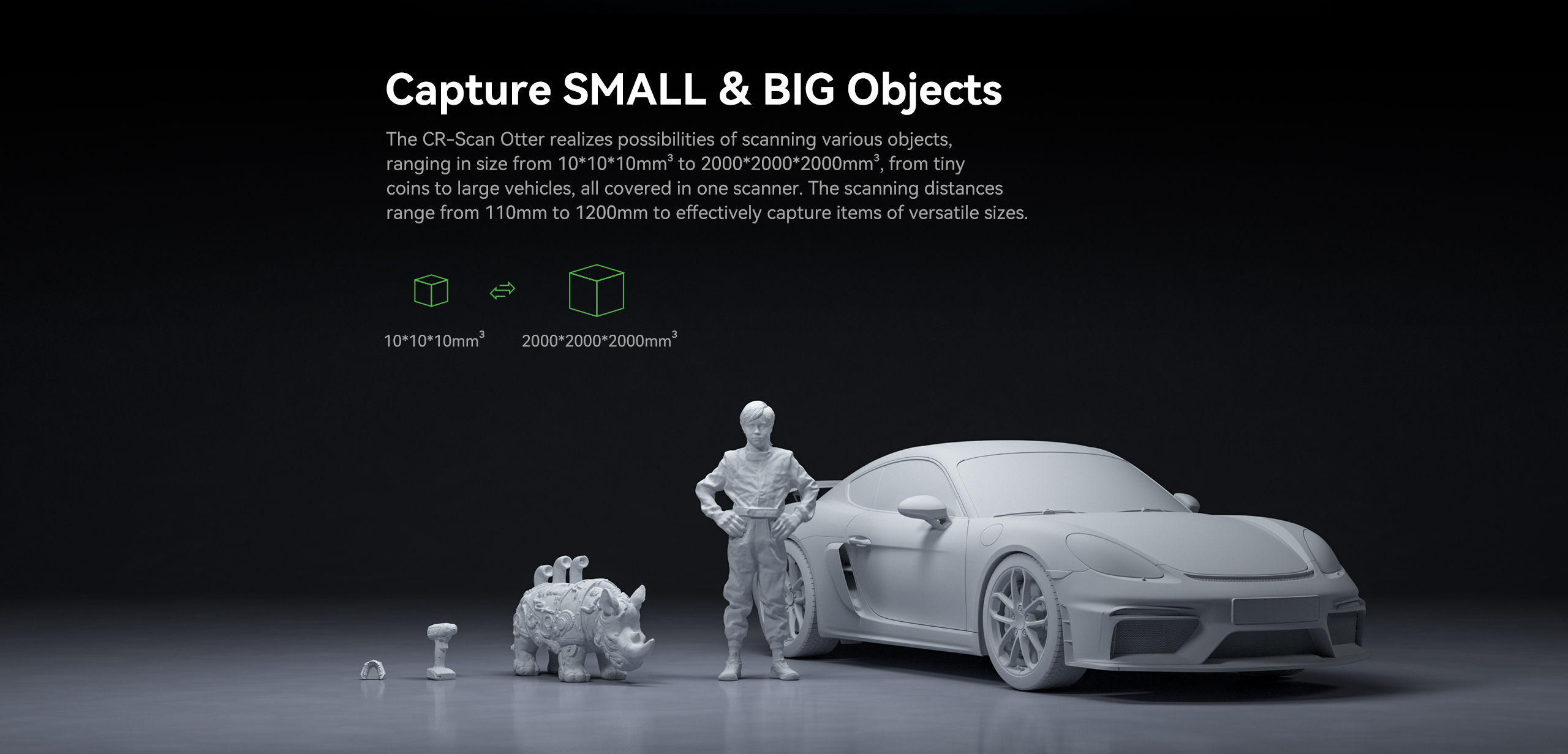 Creality CR-Scan Otter 3D Scanner — alternate view