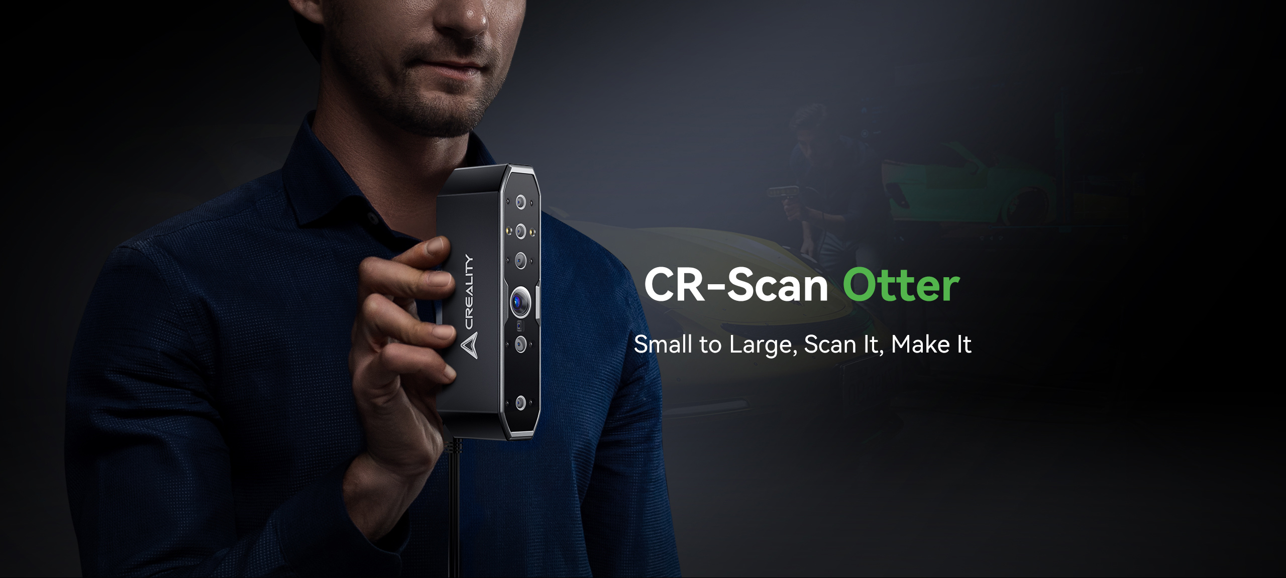 Creality CR-Scan Otter 3D Scanner — alternate view