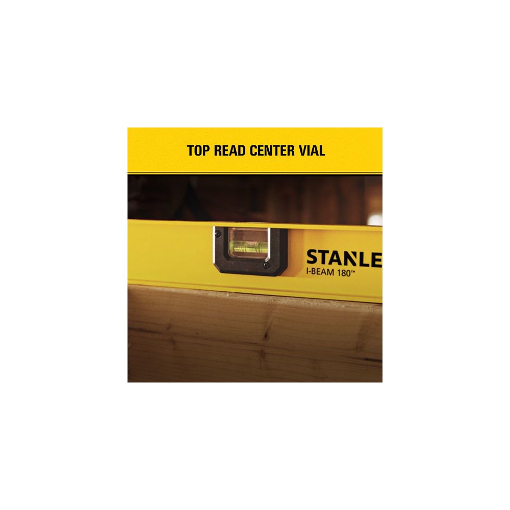 Stanley 24 180deg I-Beam Level — alternate view