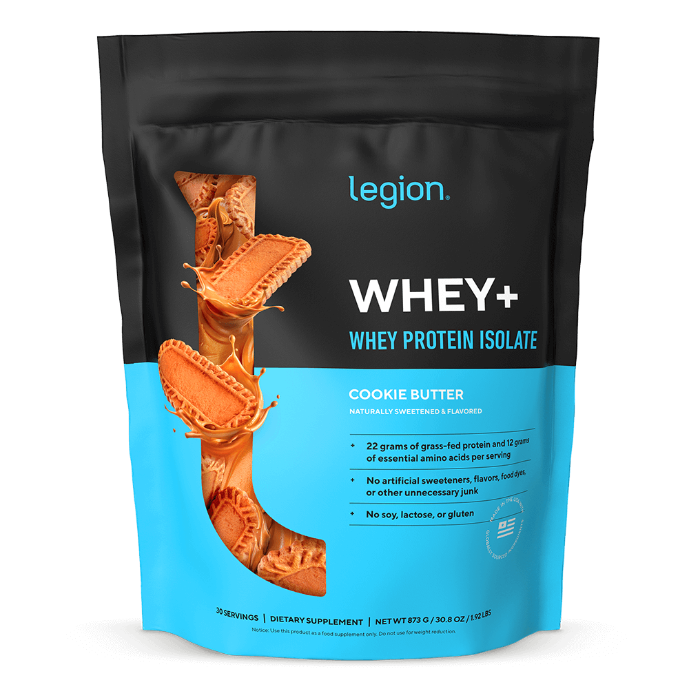 Legion Athletics Legion Whey+ Certified Grass-Fed Irish Whey Protein Isolate — alternate view