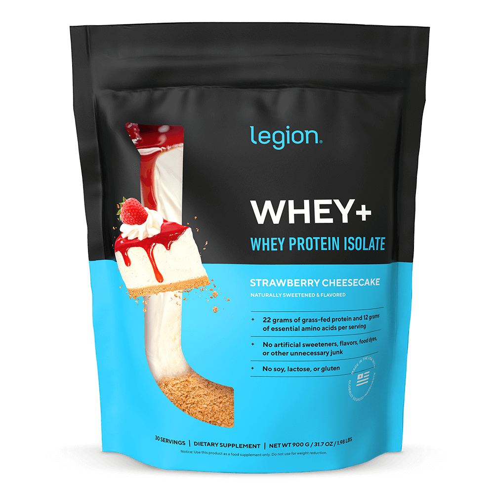 Legion Athletics Legion Whey+ Certified Grass-Fed Irish Whey Protein Isolate — alternate view