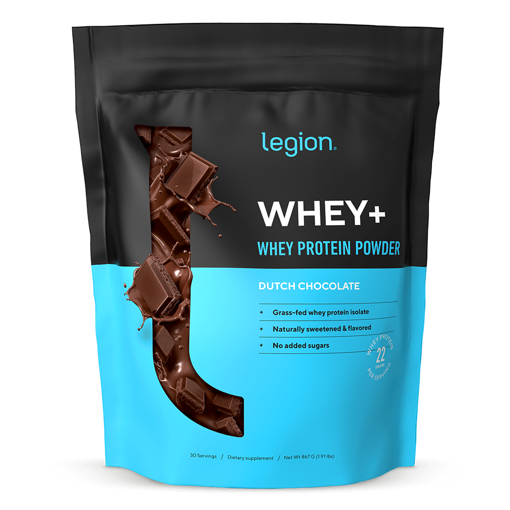 Legion Athletics Legion Whey+ Certified Grass-Fed Irish Whey Protein Isolate — alternate view