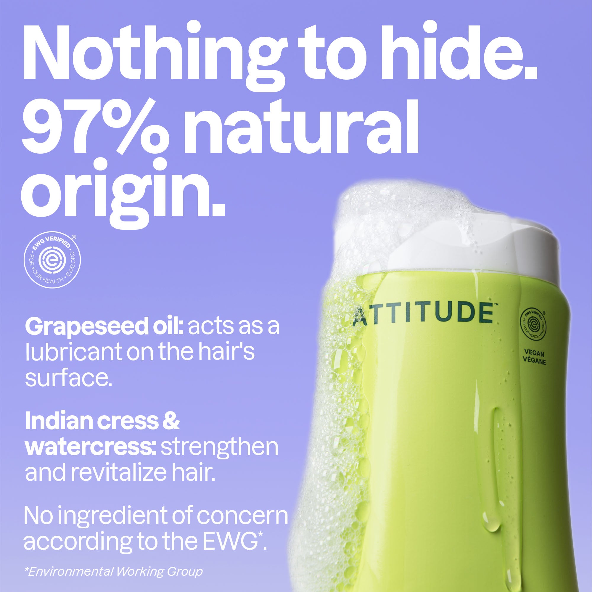 Attitude Shampoo Nourishing 473ML — alternate view