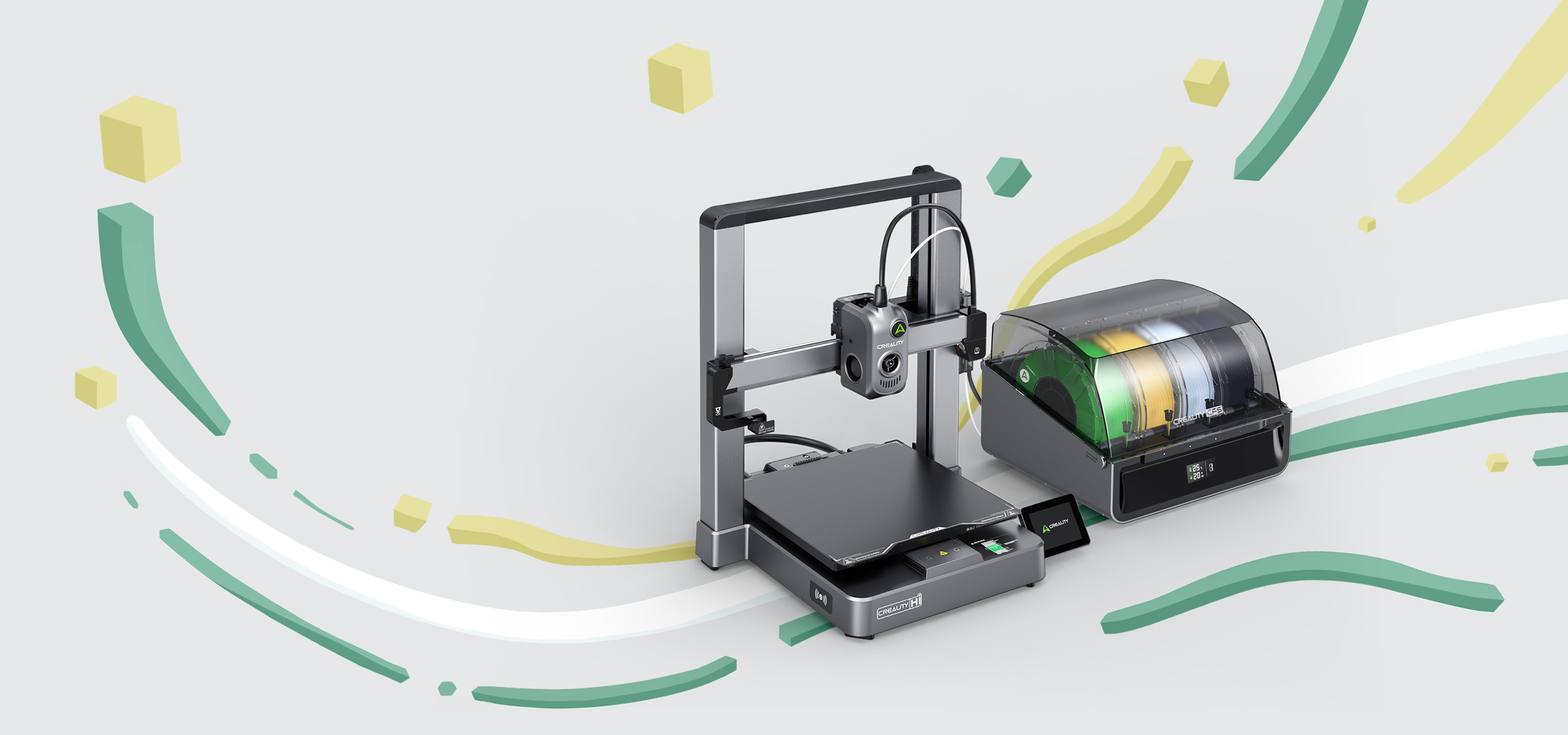Creality Hi Combo 3D Printer — alternate view