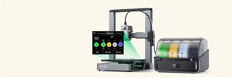 Creality Hi Combo 3D Printer — alternate view