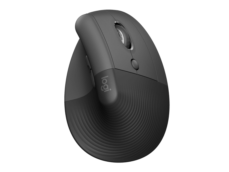 Logitech Lift Vertical Ergonomic Mouse — alternate view