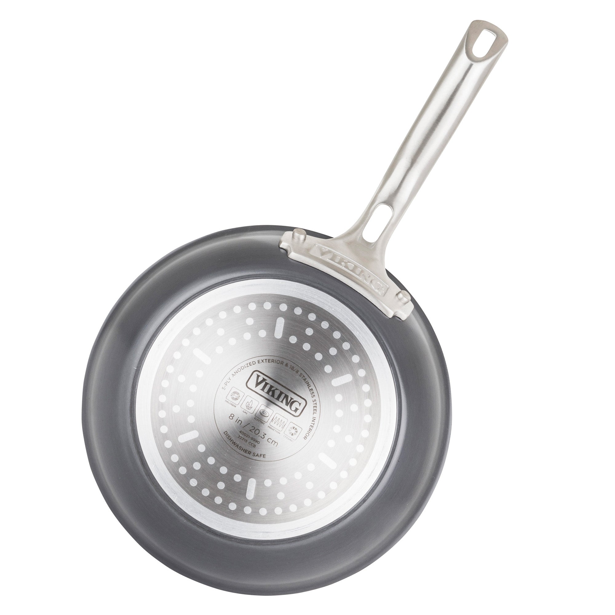 Viking 5-Ply Hard Anodized 10-Piece Cookware Set with Stainless Steel Interiors — alternate view