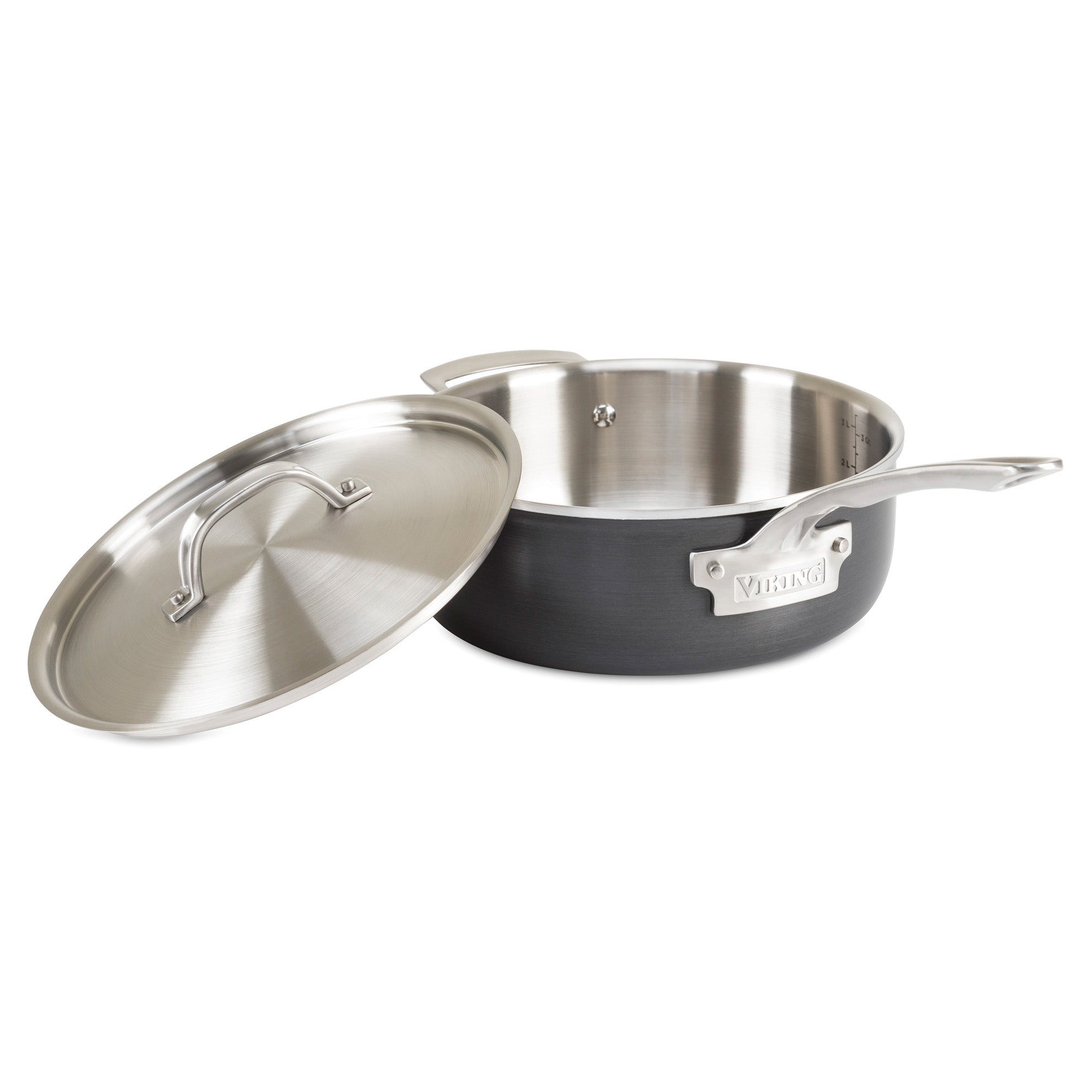 Viking 5-Ply Hard Anodized 10-Piece Cookware Set with Stainless Steel Interiors — alternate view
