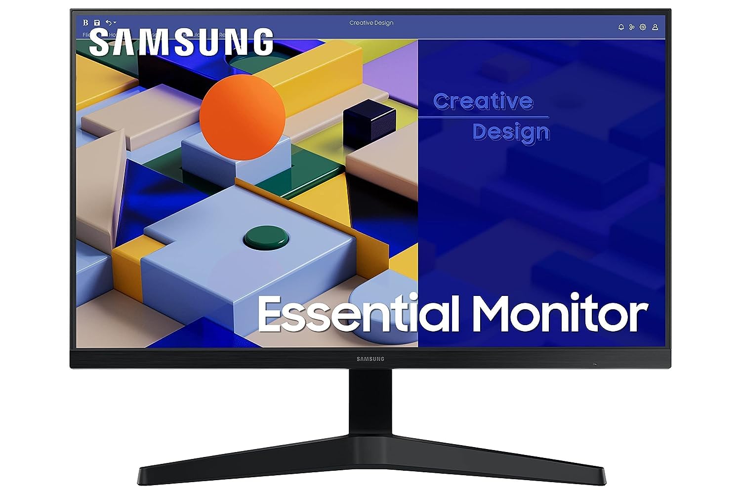Samsung Essential Monitor S3 Ls24c310eauxen — alternate view