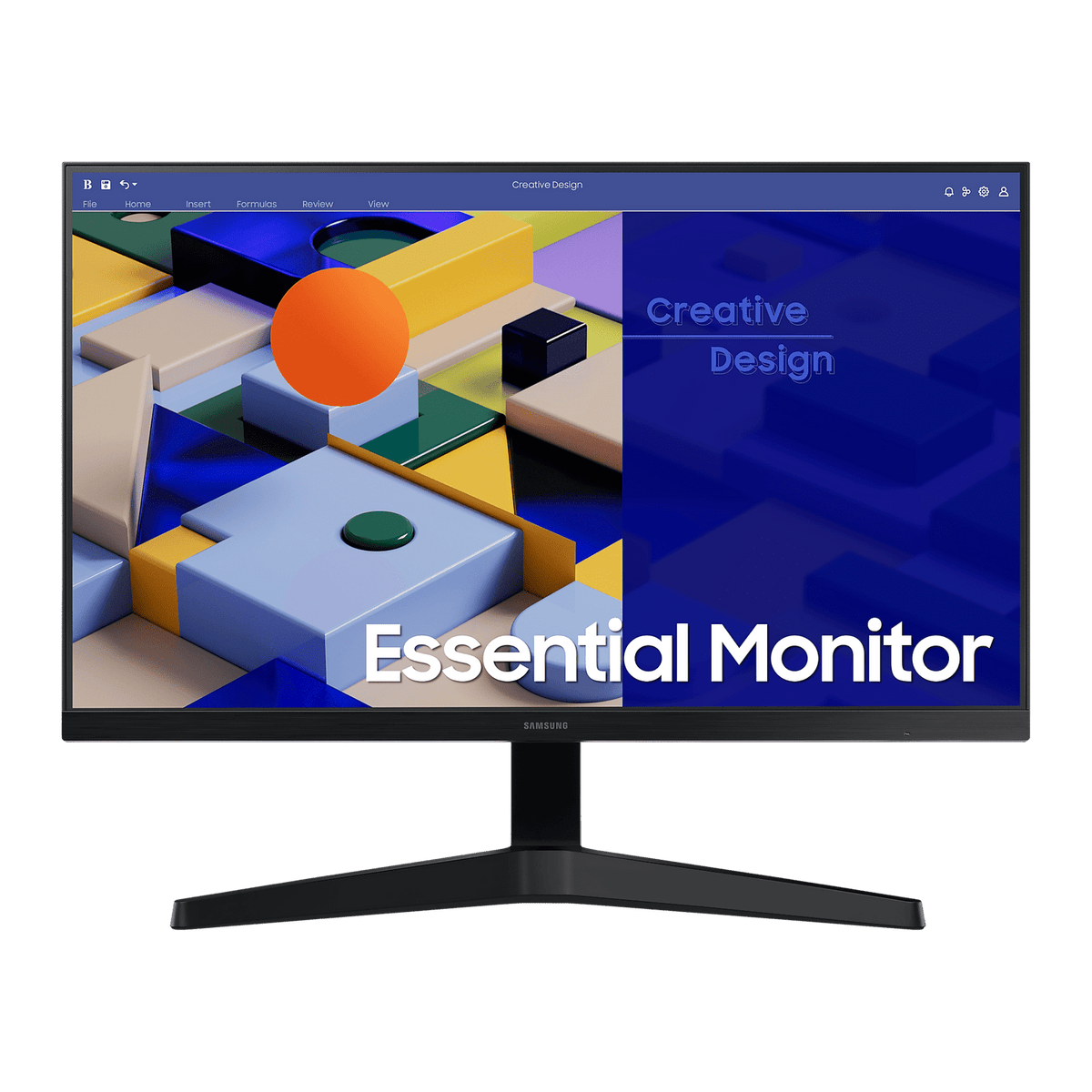 Samsung Essential Monitor S3 Ls24c310eauxen — alternate view
