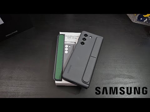 Samsung Galaxy Z Fold 5 Standing Case With Strap Transparent EF XF946CTEGWW