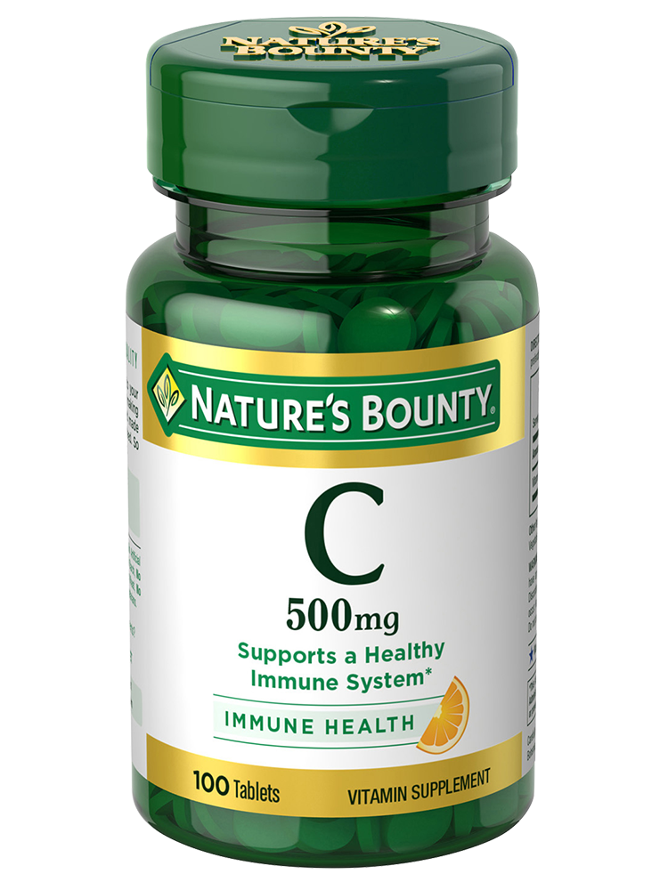 Nature's Bounty Pure Vitamin C Tablets 500mg 100ct