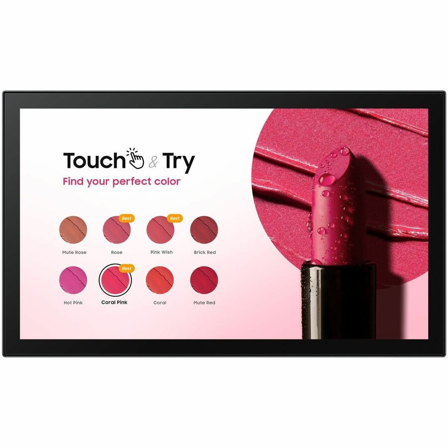 Samsung Small Touch Signage Qbc T Compact Slim Dual Wifi Lh13qbctbgbxen — alternate view