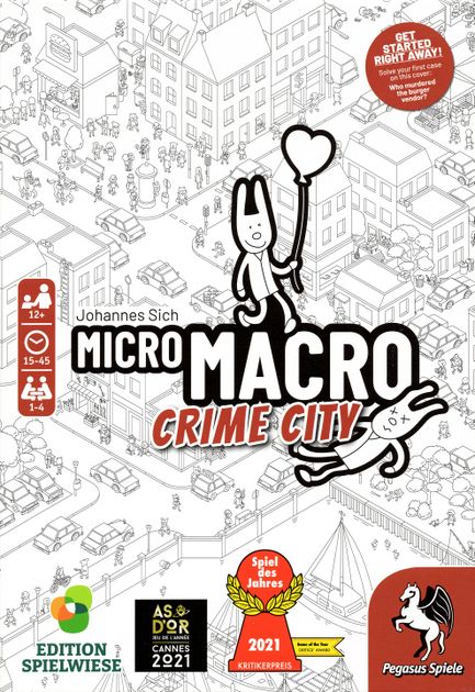Kosmos MicroMacro: Crime City Board Game — alternate view