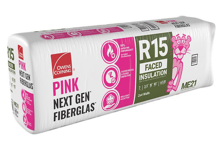 Owens Corning R30 24 in x48 in Faced Fiberglass Batt Insulation
