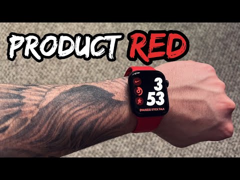 Apple 45MM Productred Sport Band ML MT3X3ZMA — alternate view