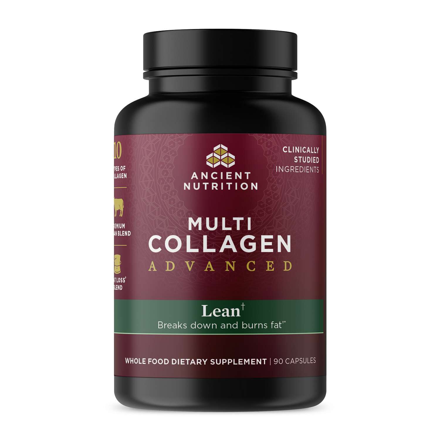 Ancient Nutrition Multi Collagen Advanced Lean Capsules — alternate view