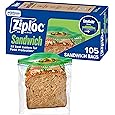 Ziploc Brand Sandwich Seal Top Bags 105 Each — alternate view