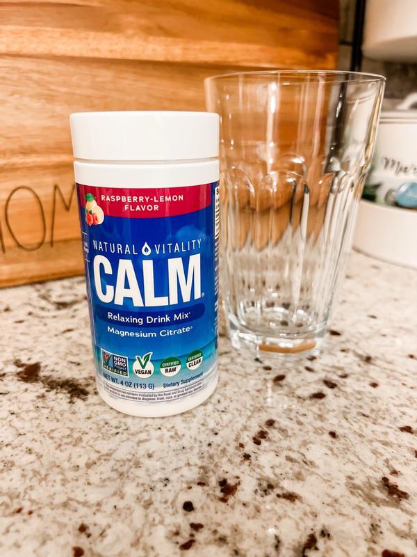 Natural Vitality Natural Calm Raspberry Lemon Flavor — alternate view