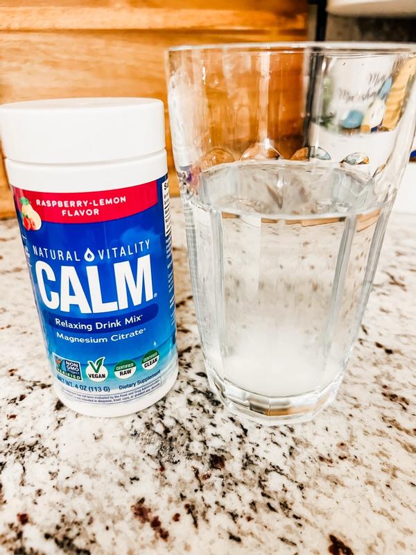 Natural Vitality Natural Calm Raspberry Lemon Flavor — alternate view