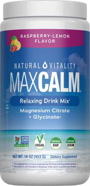 Natural Vitality Natural Calm Raspberry Lemon Flavor
