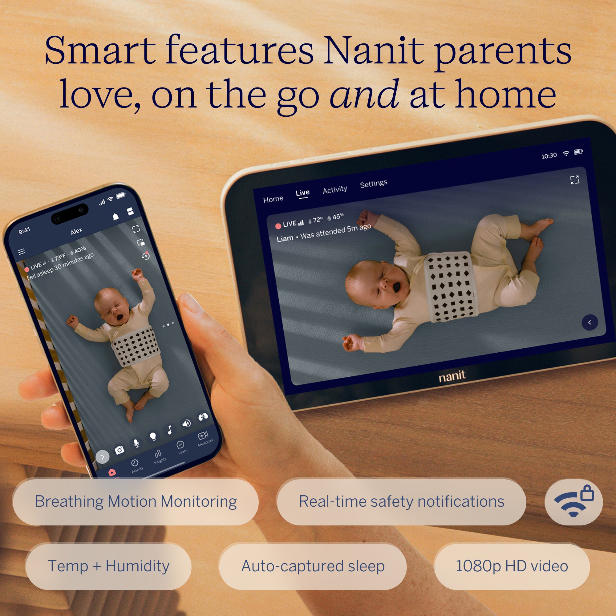 Nanit Pro Smart Baby Monitor — alternate view