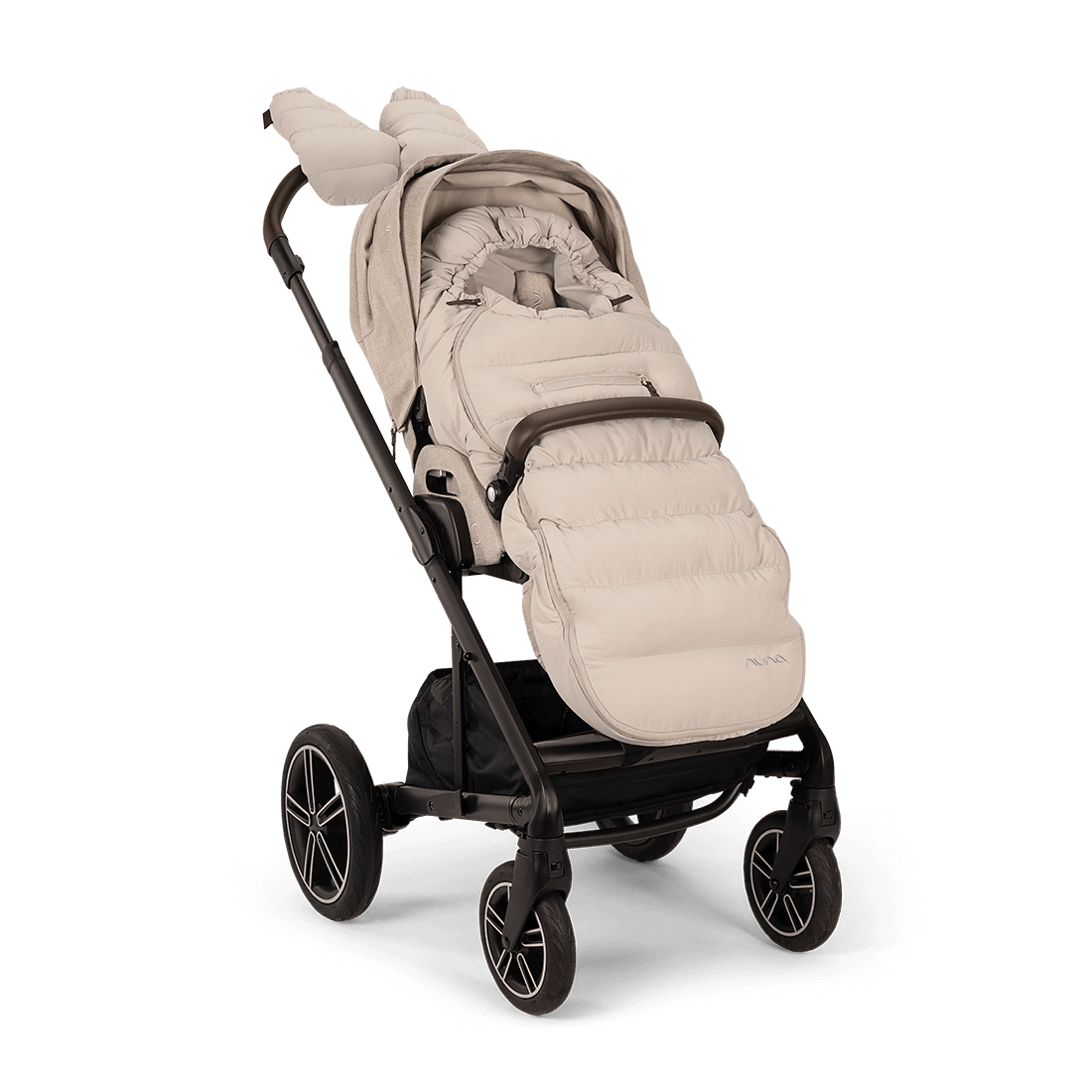 Nuna Winter Stroller Set with Bag Caviar — alternate view