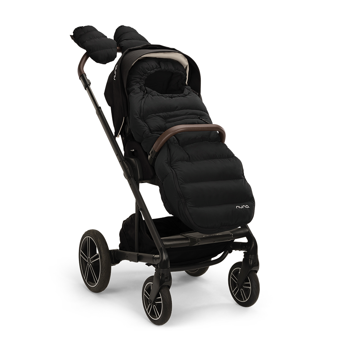 Nuna Winter Stroller Set with Bag Caviar — alternate view