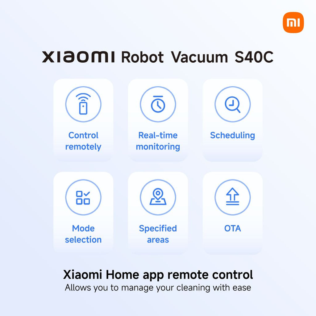 Xiaomi Robot Vacuum S40C — alternate view