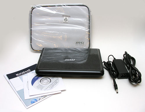 MSI Wind Netbook — alternate view