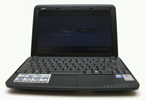 MSI Wind Netbook — alternate view