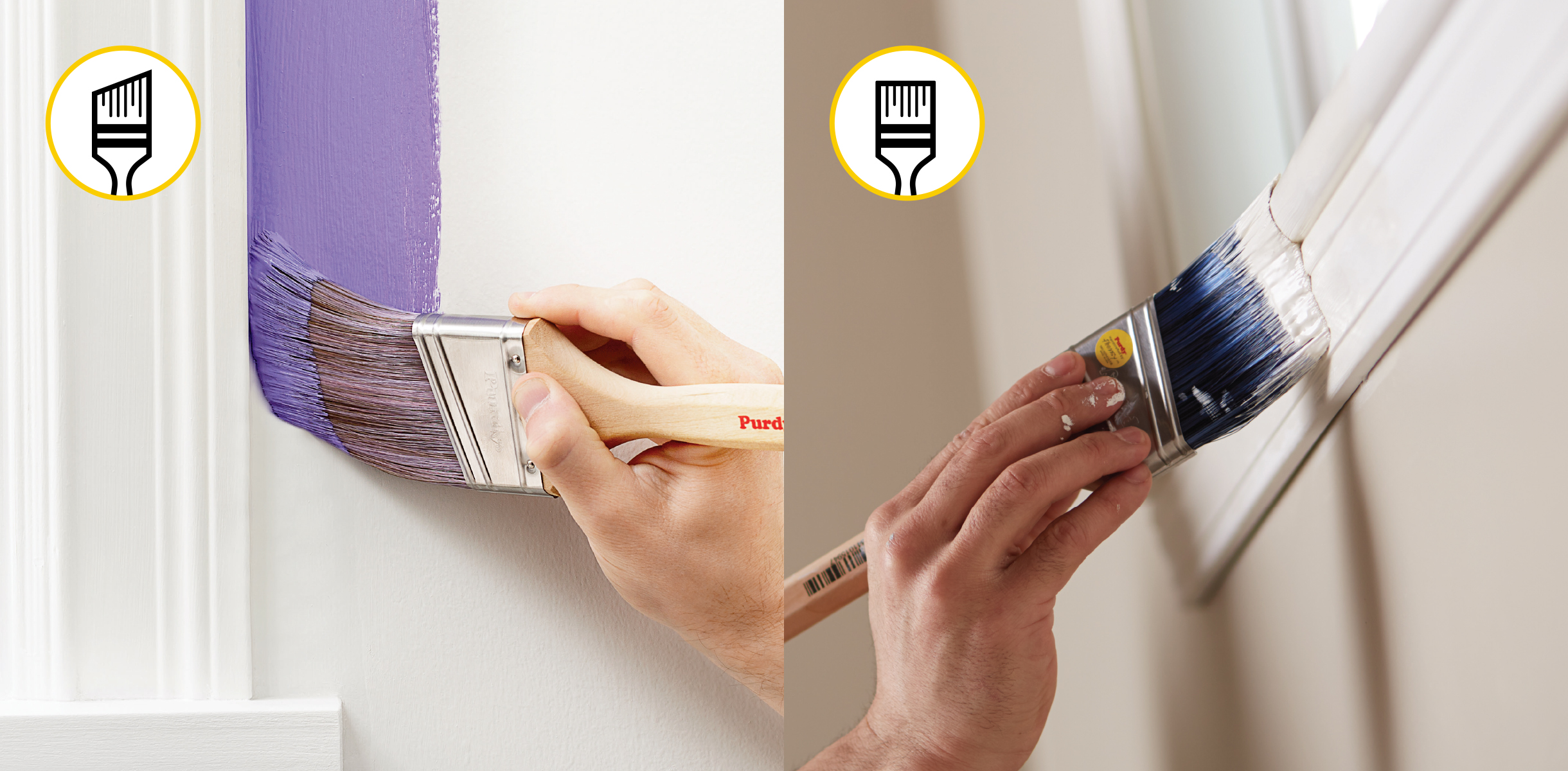 Linzer Chiseled Paint Brush — alternate view