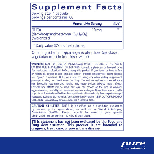Solutions4health DHEA 10 mg — alternate view