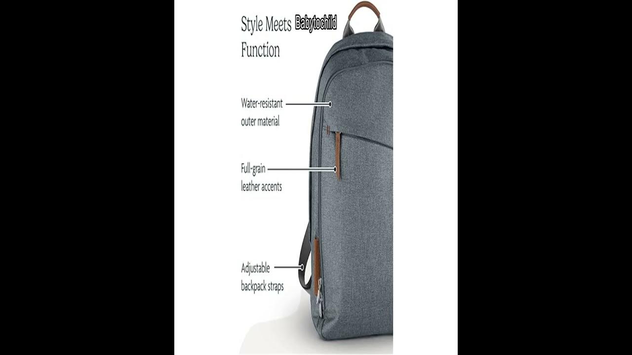 UPPAbaby Changing Backpack Theo Dark Taupe Chestnut Leather