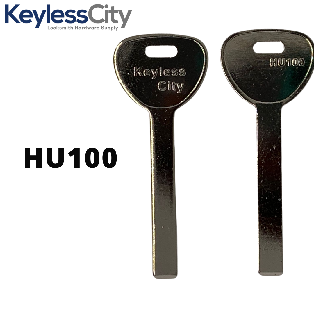 Keyless Factory 10 x GM HU100 High Security Test Blade 10 Pack — alternate view